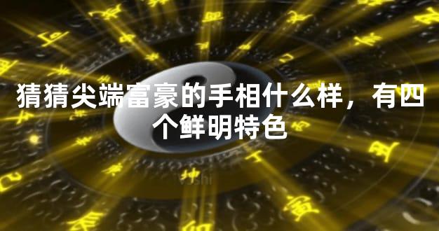 猜猜尖端富豪的手相什么样，有四个鲜明特点