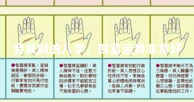 会发财的八字，财富运势非常好
