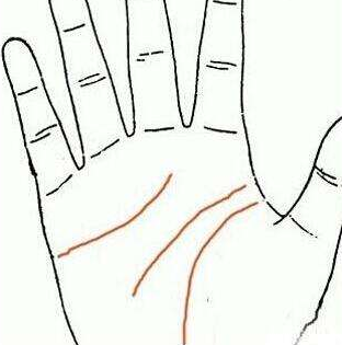 手纹明晰只要三条线