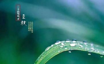 什么既是节气又是传统节日 立秋的传统节日特征
