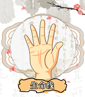 怎样看手相算命图解-生命线